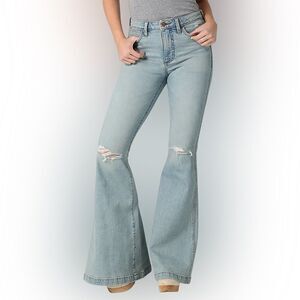 WRANGLER WOMEN'S RETRO HIGH RISE FLARE JEANS NWT SZ 30 x 36